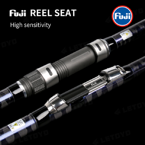 서핑 Gazer 3 섹션 X 카본 서핑 낚싯대 100-300g 싱커 피더 민물 잉어 배스 낚시 일본 후지 부품 - Product Image 6