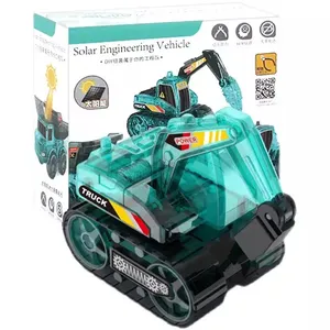 Amason Hot Education fai da te assemblare veicolo di ingegneria solare giocattolo Kid STEM Power Transform carico modello di auto per bambini auto solare