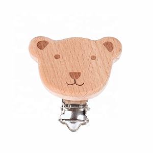Rockmore — attache-<span class=keywords><strong>sucette</strong></span> de dentition en bois de hêtre, motif Animal, pour bébé - Product Image 5