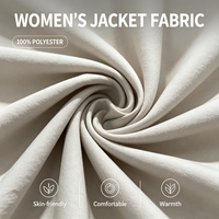 Veste décontractée légère pour femme avec fermeture éclair, manches raglan, bordure cachemire et détail chaîne – Vente en gros OEM ODM pour le voyage et le quotidien