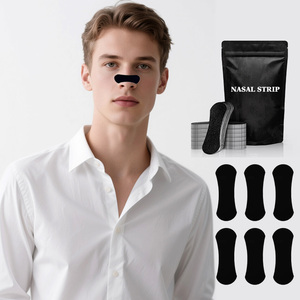 Настраиваемый медицинский материал, полоска для носа от храпа, натуральная одноразовая пластырь для носа, средство для сна, дыхательные ленты, патчи для рта - Product Image 2