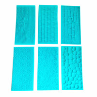 Moules d'impression murale motif écorce - Outils de pâtisserie décoratifs pour motifs de gâteaux et bordures