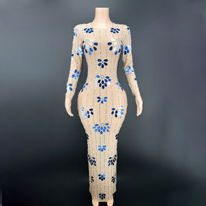 Twotwinstance — <span class=keywords><strong>robe</strong></span> de <span class=keywords><strong>demoiselle</strong></span> <span class=keywords><strong>d</strong></span>'<span class=keywords><strong>honneur</strong></span> à paillettes, <span class=keywords><strong>robe</strong></span> de mariage Maxi transparente, moulante, Y2367, pour fête <span class=keywords><strong>d</strong></span>'anniversaire pour femmes, 2021 - Product Image 2