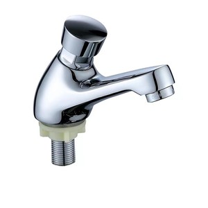 Durable Time <strong>Delay</strong> Self Closing Tap <strong>Brass</strong> Automatic <strong>Push</strong> <strong>Button</strong> Cold <strong>Faucet</strong> Factory Price Public Washroom Water Saving <strong>Faucet</strong> - Product Image 1