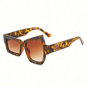 Nouveauté 2022, lunettes de soleil uniques de luxe pour hommes et femmes, style polygonal punk, lunettes de soleil steampunk géométriques - Product Image 5