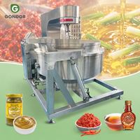 Marmite industrielle électrique à agitation planétaire pour la cuisson de sauces, confitures, caramel et préparations de Biryani, avec mélangeur