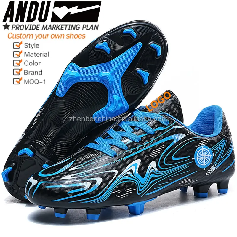 Wholesale Cheap Price Soccer Cleats Best Football Shoes Boys Soccer Shoes Kids Outdoor Indoor Soccer Shoes Grass Training Cleats