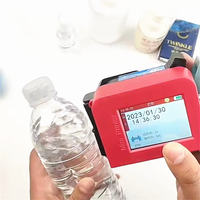 WAISU stiker genggam Mini Printer Inkjet 12.7mm, Printer Inkjet Mini tanggal kedaluwarsa otomatis, Printer Inkjet portabel untuk kotak kertas