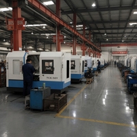 Tour CNC à lit incliné 5 axes TCK50A, haute précision, centre de tournage CNC Fanuc avec fonction de fraisage axe Y