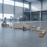 Machine automatique de fabrication de granulés d'aliments pour chiens Jinan, extrudeuse d'aliments flottants pour poissons, ligne de traitement d'aliments pour chats et animaux de compagnie
