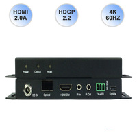 Extenseur 18 Gbps 4K 60 Hz sur câble à fibre optique jusqu'à 1 km 3300FTR RS232 pour lecteur Blu-ray et système Home Cinéma
