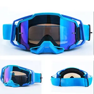 Fabricante JIEPOLLY, gafas personalizadas para motocicleta, gafas para deportes al aire libre, gafas para montar en Motocross, gafas Mx todoterreno para hombre