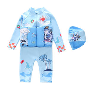 <span class=keywords><strong>Maillot</strong></span> de <span class=keywords><strong>bain</strong></span> <span class=keywords><strong>flottant</strong></span> une pièce pour enfants, combinaison de natation pour bébé, gilet de natation à séchage rapide pour l'apprentissage - Product Image 5