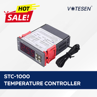 Contrôleur de température numérique STC 1000 12V 24V 220V en ABS -50°C~99°C Résolution 0,1°C Précision 1°C