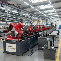Macchina Automatica di Alta Precisione per la Formatura a Rullo di Montanti per Scaffalature e Colonne per Scaffali, con Motore, Cuscinetti, Riduttore e PLC
