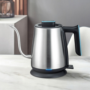 Queensense Gooseneck Electric <b>Kettle</b> 1.2L <b>Temperature</b> <b>Control</b> For Tea Coffee Brewing - Product Image 1