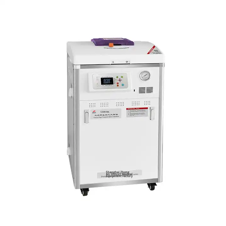 Vertical High Pressure Steam Sterilizer LDZM-80L Sterilization Pot ...
