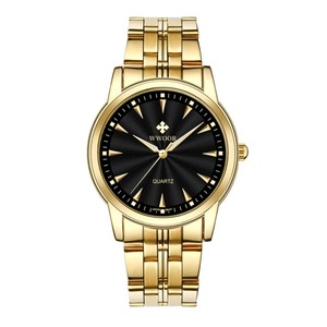 Montre à quartz pour homme, luxe minimaliste, chronomètre, ronde, lumineuse, acier inoxydable, boucle déployante, ultra-fine, mouvement à quartz - Product Image 1