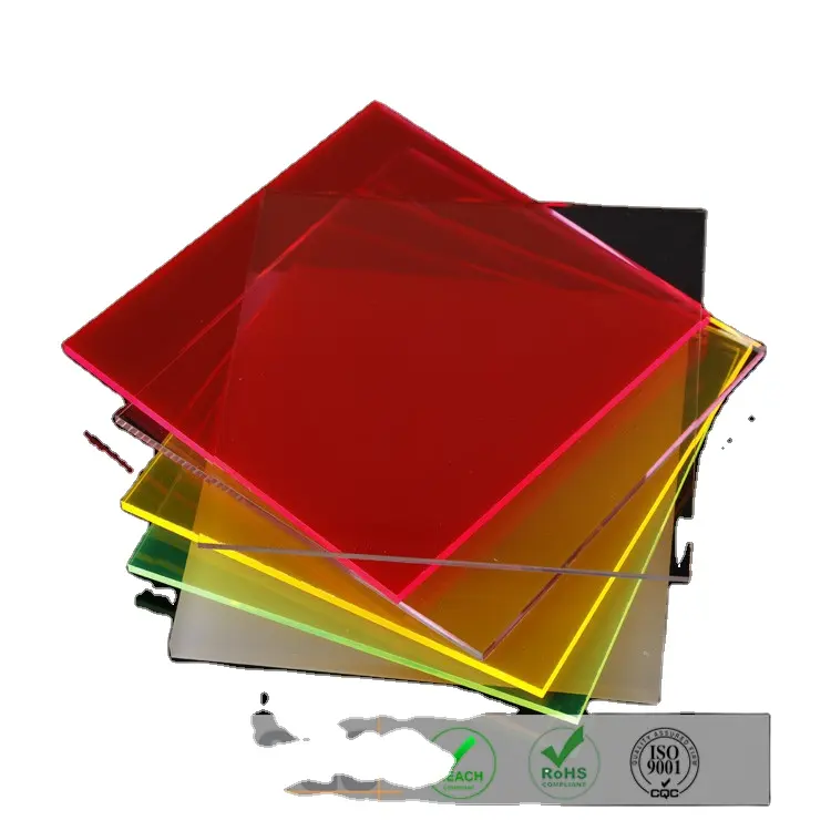 Scratch resistant clear acrylic plexiglass plastic sheet