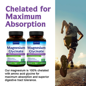Cápsulas de Glicinato de Magnesio de Marca Privada OEM, Fórmula Personalizable, Complejo de Magnesio, Suplemento para la <span class=keywords><strong>Salud</strong></span> Deportiva para Adultos - Product Image 2