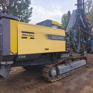 중고 디젤 광산 기계 보어홀 수직 시추 오픈 피트 암석 천공기 석재 천공 장비 최대 29m 깊이 168kw 출력 - Product Image 6