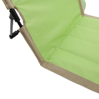 Chaise de plage pliante moderne en aluminium de qualité professionnelle avec sac de rangement pour mobilier d'extérieur, pique-nique et randonnée