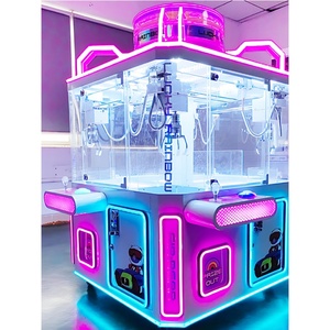 Hot New Sweeping Code Coin Operation <b>Large</b> Crane Grab Plush <b>Doll</b> Gift Machine Four Fine Machine <b>Doll</b> Claw Machine - Product Image 3