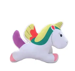 Yeni 40cm karikatür Unicorn peluş oyuncaklar gökkuşağı Dash Pony bebek oyuncak çocuk oyuncak yastık için