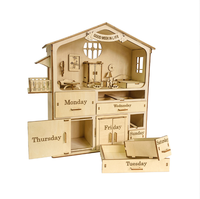 Modèles de maisons de haute qualité avec d'excellents commentaires Kits de modèles de maisons DIY Éducatifs Meubles de maison de poupée en bois Puzzle 3D
