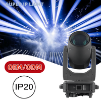 Projecteur à tête mobile 260W DMX RDM LED 16/20 canaux avec prisme pour scène, bar, soirée, spectacle en direct