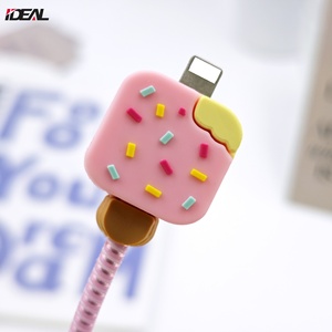 <span class=keywords><strong>Protector</strong></span> de <span class=keywords><strong>Cable</strong></span> de Carga para iPhone con Diseño de Dibujos Animados de IDEAL Factory, para Cargadores de 18W/20W EU/US, Enrollador de <span class=keywords><strong>Cable</strong></span> - Product Image 4