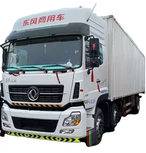 Dongfeng 25ton 8*4 canlı balık taşıma araçları deniz ürünleri taşıma arabası soğutma bölmeli kamyon