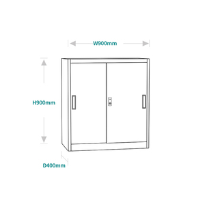 Armoire de rangement de <span class=keywords><strong>bureau</strong></span> moderne avec deux portes coulissantes Armoire en acier de faible hauteur sous le <span class=keywords><strong>bureau</strong></span> Vente en gros pour l'école - Product Image 4