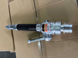 Boquilla Contra Incendios Machino Shut de Aluminio Forjado DN50/65, Acoplamiento Macho <span class=keywords><strong>para</strong></span> Manguera Contra Incendios, Protección Contra Incendios Portátil y Duradera - Product Image 3