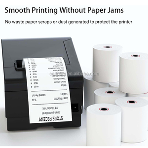 Thermal Paper Roll 57x30 80x60mm 60gsm Industrial Grade Oil Proof Thermal Billing Till Roll for Fast Food - Product Image 4