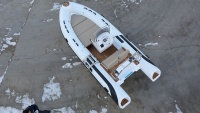 Bateau semi-rigide de plongée 16,6 pieds (5 m) léger et stable pour sauvetage, en fibre de verre gonflable 500 cm - Vente chaude