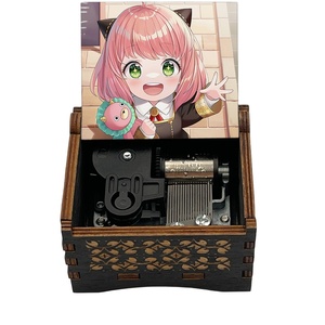 Caja Musical <span class=keywords><strong>de</strong></span> Madera con Mecanismo <span class=keywords><strong>de</strong></span> 18 Notas, Diseño <span class=keywords><strong>de</strong></span> Anime Anya Forger, Impresión a Color, <span class=keywords><strong>Canción</strong></span> <span class=keywords><strong>de</strong></span> Frutos Secos Mixtos, Regalo para Fanáticos del Anime - Product Image 1
