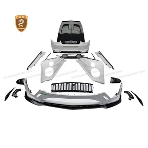 全新设计 MSY 改装套件适用于宾利欧陆 GT 2019-2023 干式碳纤维汽车保险杠车身套件侧裙挡泥板发动机罩 - Product Image 4