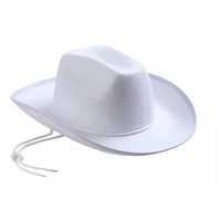 Sombrero de Vaquero de Fieltro para Fiesta de Cumpleaños Estilo Occidental con Cordón Ajustable para Niños y Niñas