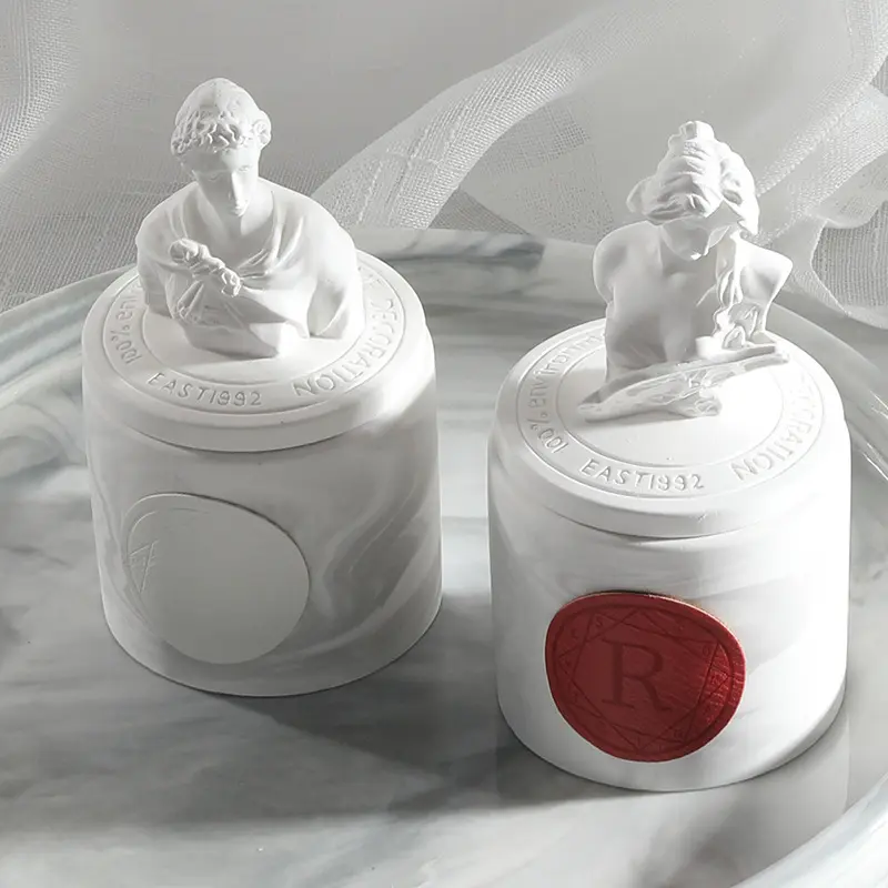 Caja de regalo con velas perfumadas, juego de velas de aromaterapia personalizadas con fragancia de cera de soja, venta al por mayor