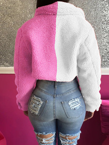 Women Faux Fur Coats Jackets Winter Crop <strong>Tops</strong> Coats Fashionable Girl Trendy Jackets for Women Ladies <strong>Bubble</strong> Down Puffer Coats - Product Image 3