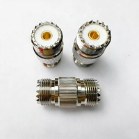 Adaptateur de connecteur coaxial RF UHF femelle vers femelle SO-239 pour équipement de communication radio amateur