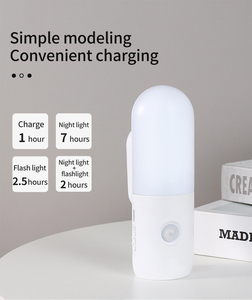 ضوء ليلي لاسلكي قابل لإعادة الشحن عبر USB مع مستشعر حركة، إضاءة جدارية محمولة - Product Image 6