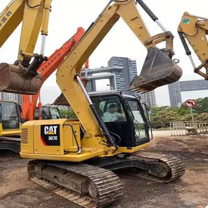 Used Caterpillar CAT307E Mini Crawler Excavator 7Ton Original Hydraulic <b>Small</b> Digger Construction Machinery For Sale - Product Image 1