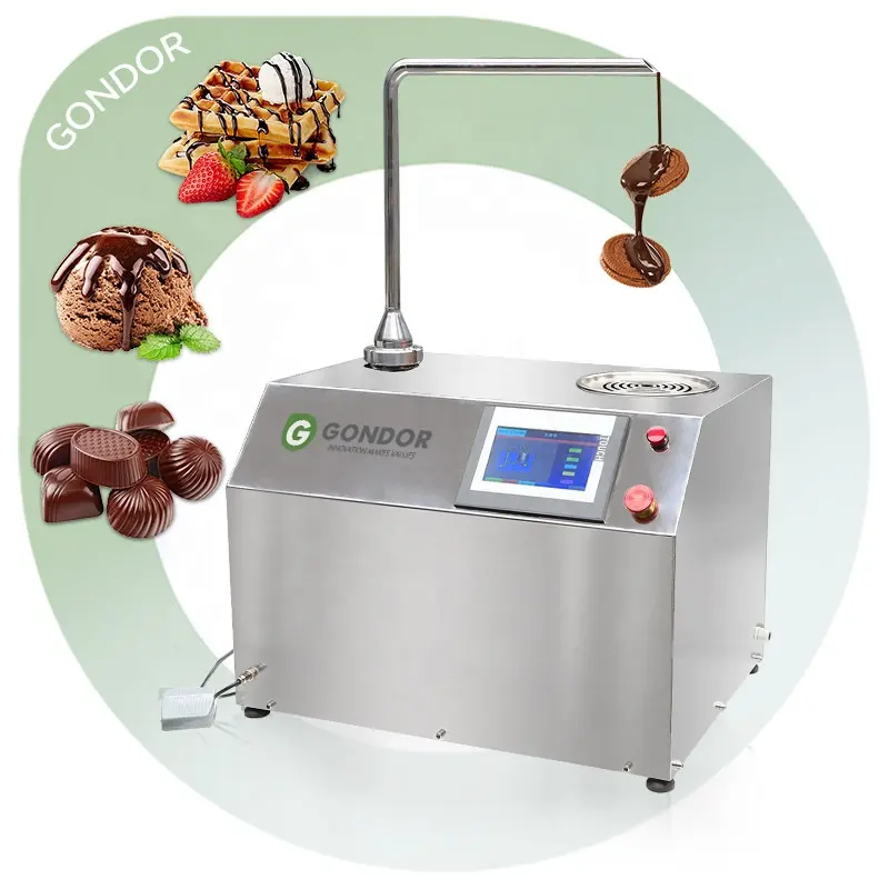 Tabletop Melting Electric Automatic Maker Melter Temper Tap Hot Machine Chocolate Dispenser of Chocolate