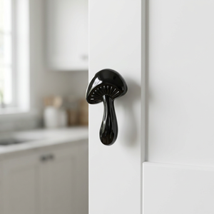 Última Novedad: Pomo y Tirador Decorativo de Hongo para Puertas, para Uso de Empuje o Tracción, Diseño Personalizado, Herrajes para Gabinetes - Product Image 1