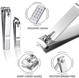 <span class=keywords><strong>Kit</strong></span> d'outils de pédicure professionnel amélioré 7 pièces/ensemble, coupe-ongles, outils pour les ongles incarnés - Product Image 4