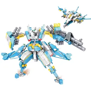 toys sets Retail Sale Student Kids Armored Bricks Education DIY Robot Model Blocks Toy