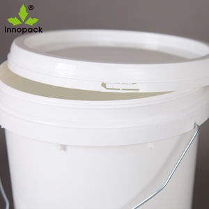 Cubo de Pintura Blanco de 16L, Tambor de Plástico para Alimentos con Tapa, Artículo en Oferta para Uso Doméstico y Comercial - Product Image 3