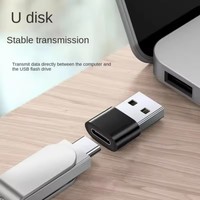 Adaptador USB-C a USB-A de 1 Pieza, Cargador Enchufable, Material ABS, Hecho en China, Molde Privado para iPhone, iPad, Redmi, Honor